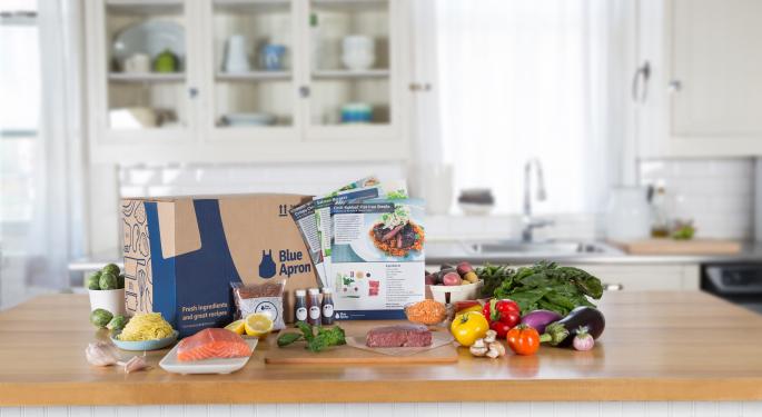 Analyst Comes Out Bullish On Blue Apron, Says Competition Concerns Already Priced In